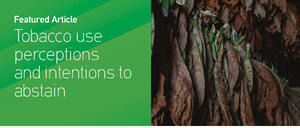 Figure from article: Tobacco use perceptions and...